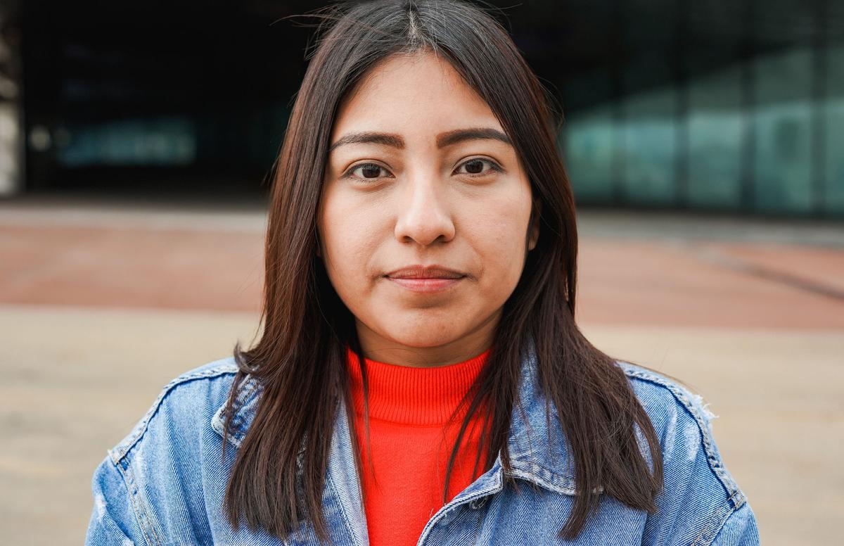Young woman representing tribal community advocacy